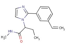 N-methyl-2-[2-(3-vinylphenyl)-1H-imidazol-1-yl]butanamide