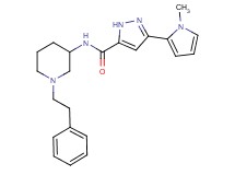 3-(1-methyl-1H-pyrrol-2-yl)-N-[1-(2-phenylethyl)-3-piperidinyl]-1H-pyrazole-5-carboxamide