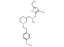 1-(2-ethyl-4-methyl-1H-imidazol-5-yl)-N-({1-[2-(4-methoxyphenyl)ethyl]-3-piperidinyl}methyl)-N-methylmethanamine