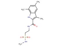 3,5,7-trimethyl-N-{2-[(methylamino)sulfonyl]ethyl}-1H-indole-2-carboxamide