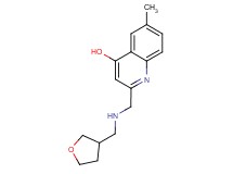 6-methyl-2-{[(tetrahydrofuran-3-ylmethyl)amino]methyl}quinolin-4-ol