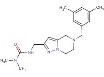 N'-{[5-(3,5-dimethylbenzyl)-4,5,6,7-tetrahydropyrazolo[1,5-a]pyrazin-2-yl]methyl}-N,N-dimethylurea