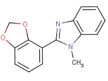 2-(1,3-benzodioxol-4-yl)-1-methyl-1H-benzimidazole