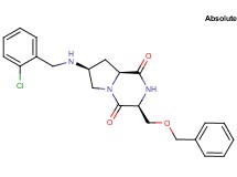 (3S,7S,8aS)-3-[(benzyloxy)methyl]-7-[(2-chlorobenzyl)amino]hexahydropyrrolo[1,2-a]pyrazine-1,4-dione