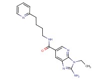 2-amino-3-ethyl-N-(4-pyridin-2-ylbutyl)-3H-imidazo[4,5-b]pyridine-6-carboxamide