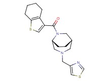 (1S*,5R*)-6-(4,5,6,7-tetrahydro-1-benzothien-3-ylcarbonyl)-3-(1,3-thiazol-4-ylmethyl)-3,6-diazabicyclo[3.2.2]nonane