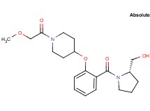 [(2S)-1-(2-{[1-(methoxyacetyl)-4-piperidinyl]oxy}benzoyl)-2-pyrrolidinyl]methanol