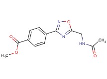 methyl 4-{5-[(acetylamino)methyl]-1,2,4-oxadiazol-3-yl}benzoate