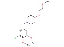 1-(3-chloro-4,5-dimethoxybenzyl)-4-(2-methoxyethoxy)piperidine