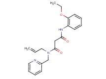 N-allyl-N'-(2-ethoxyphenyl)-N-(pyridin-2-ylmethyl)malonamide