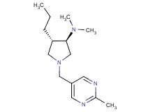 rel-(3R,4S)-N,N-dimethyl-1-[(2-methyl-5-pyrimidinyl)methyl]-4-propyl-3-pyrrolidinamine hydrochloride