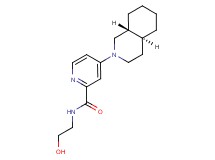 N-(2-hydroxyethyl)-4-[(4aS*,8aR*)-octahydro-2(1H)-isoquinolinyl]-2-pyridinecarboxamide