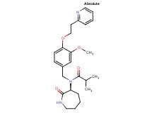 N-{3-methoxy-4-[2-(2-pyridinyl)ethoxy]benzyl}-2-methyl-N-[(3S)-2-oxo-3-azepanyl]propanamide