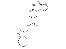 4-methyl-3-(2-oxo-1-imidazolidinyl)-N-(6,7,8,9-tetrahydro-5H-[1,2,4]triazolo[4,3-a]azepin-3-ylmethyl)benzamide