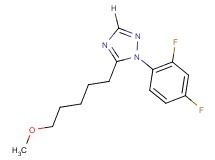 1-(2,4-difluorophenyl)-5-(5-methoxypentyl)-1H-1,2,4-triazole