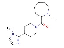 1-methyl-2-{[4-(1-methyl-1H-imidazol-2-yl)piperidin-1-yl]carbonyl}azepane
