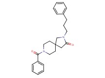 8-benzoyl-2-(3-phenylpropyl)-2,8-diazaspiro[4.5]decan-3-one