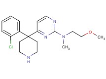 4-[4-(2-chlorophenyl)-4-piperidinyl]-N-(2-methoxyethyl)-N-methyl-2-pyrimidinamine