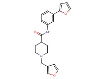 1-(3-furylmethyl)-N-[3-(2-furyl)phenyl]-4-piperidinecarboxamide