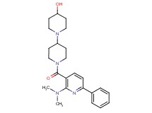 1'-{[2-(dimethylamino)-6-phenyl-3-pyridinyl]carbonyl}-1,4'-bipiperidin-4-ol