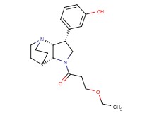 3-[(3R*,3aR*,7aR*)-1-(3-ethoxypropanoyl)octahydro-4,7-ethanopyrrolo[3,2-b]pyridin-3-yl]phenol