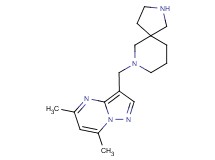 7-[(5,7-dimethylpyrazolo[1,5-a]pyrimidin-3-yl)methyl]-2,7-diazaspiro[4.5]decane dihydrochloride