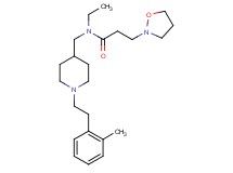 N-ethyl-3-(2-isoxazolidinyl)-N-({1-[2-(2-methylphenyl)ethyl]-4-piperidinyl}methyl)propanamide