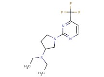 N,N-diethyl-1-[4-(trifluoromethyl)pyrimidin-2-yl]pyrrolidin-3-amine
