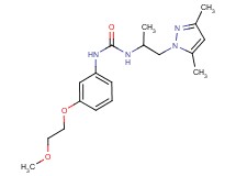 N-[2-(3,5-dimethyl-1H-pyrazol-1-yl)-1-methylethyl]-N'-[3-(2-methoxyethoxy)phenyl]urea