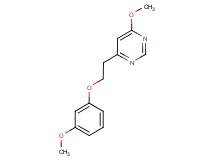 4-methoxy-6-[2-(3-methoxyphenoxy)ethyl]pyrimidine