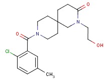 9-(2-chloro-5-methylbenzoyl)-2-(2-hydroxyethyl)-2,9-diazaspiro[5.5]undecan-3-one