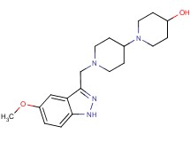 1'-[(5-methoxy-1H-indazol-3-yl)methyl]-1,4'-bipiperidin-4-ol