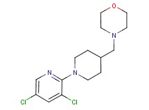 4-{[1-(3,5-dichloro-2-pyridinyl)-4-piperidinyl]methyl}morpholine