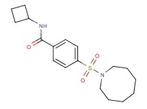4-(1-azocanylsulfonyl)-N-cyclobutylbenzamide