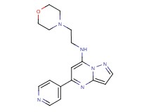 N-[2-(4-morpholinyl)ethyl]-5-(4-pyridinyl)pyrazolo[1,5-a]pyrimidin-7-amine