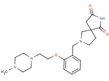 7-{2-[2-(4-methylpiperazin-1-yl)ethoxy]benzyl}-2,7-diazaspiro[4.4]nonane-1,3-dione
