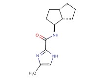 4-methyl-N-[(1S*,3aS*,6aS*)-octahydropentalen-1-yl]-1H-imidazole-2-carboxamide