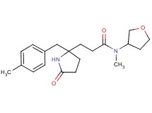 N-methyl-3-[2-(4-methylbenzyl)-5-oxo-2-pyrrolidinyl]-N-(tetrahydro-3-furanyl)propanamide