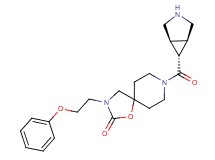 8-[rel-(1R,5S,6r)-3-azabicyclo[3.1.0]hex-6-ylcarbonyl]-3-(2-phenoxyethyl)-1-oxa-3,8-diazaspiro[4.5]decan-2-one hydrochloride