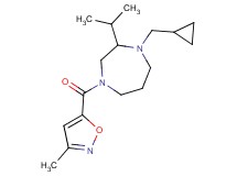 1-(cyclopropylmethyl)-2-isopropyl-4-[(3-methyl-5-isoxazolyl)carbonyl]-1,4-diazepane