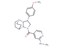 4-{[(3R*,3aR*,7aR*)-3-(4-methoxyphenyl)hexahydro-4,7-ethanopyrrolo[3,2-b]pyridin-1(2H)-yl]carbonyl}-N-methylpyridin-2-amine