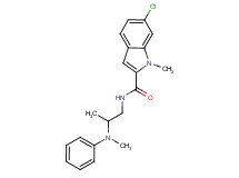 6-chloro-1-methyl-N-{2-[methyl(phenyl)amino]propyl}-1H-indole-2-carboxamide