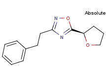 3-(2-phenylethyl)-5-[(2S)-tetrahydro-2-furanyl]-1,2,4-oxadiazole