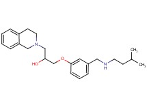 1-(3,4-dihydro-2(1H)-isoquinolinyl)-3-(3-{[(3-methylbutyl)amino]methyl}phenoxy)-2-propanol
