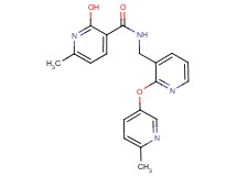 2-hydroxy-6-methyl-N-({2-[(6-methyl-3-pyridinyl)oxy]-3-pyridinyl}methyl)nicotinamide