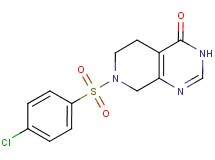 7-[(4-chlorophenyl)sulfonyl]-5,6,7,8-tetrahydropyrido[3,4-d]pyrimidin-4(3H)-one