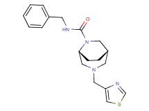 (1S*,5R*)-N-benzyl-3-(1,3-thiazol-4-ylmethyl)-3,6-diazabicyclo[3.2.2]nonane-6-carboxamide