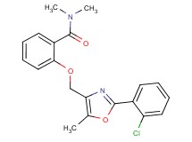 2-{[2-(2-chlorophenyl)-5-methyl-1,3-oxazol-4-yl]methoxy}-N,N-dimethylbenzamide