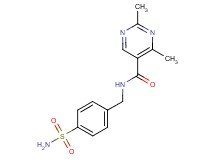 N-[4-(aminosulfonyl)benzyl]-2,4-dimethylpyrimidine-5-carboxamide