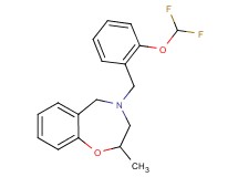 4-[2-(difluoromethoxy)benzyl]-2-methyl-2,3,4,5-tetrahydro-1,4-benzoxazepine